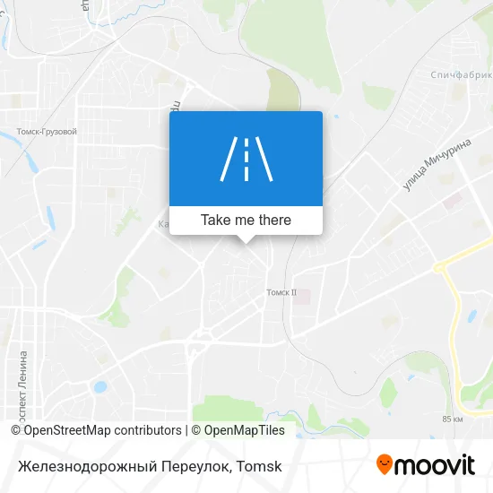 Железнодорожный Переулок map