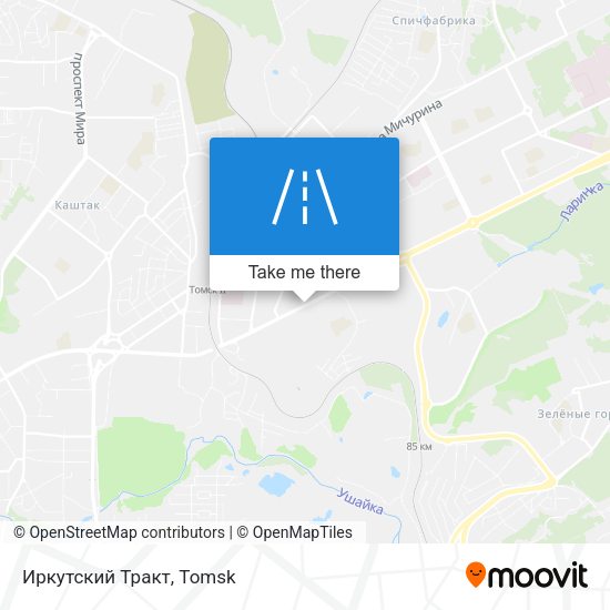 Иркутский Тракт map