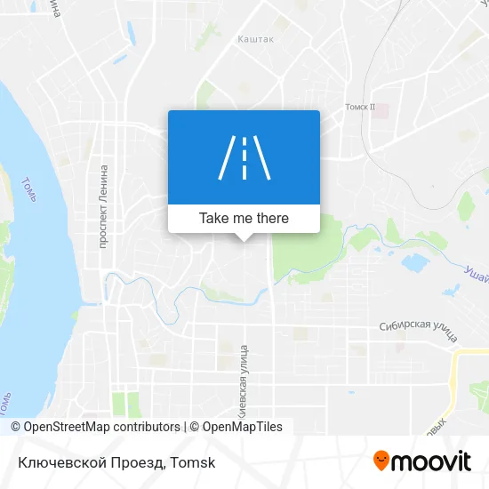 Ключевской Проезд map
