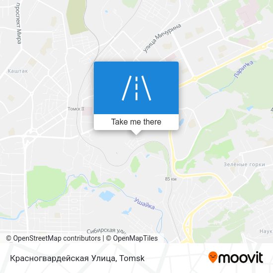 Красногвардейская Улица map