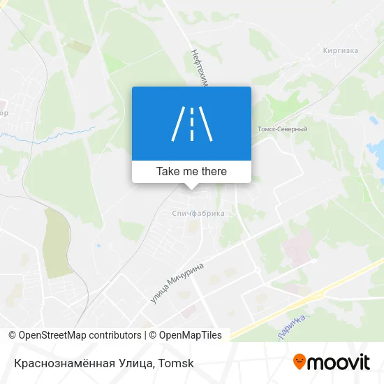 Краснознамённая Улица map