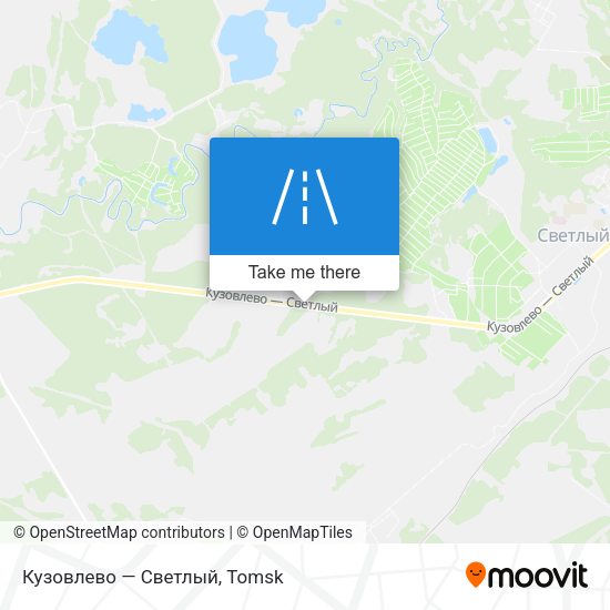 Кузовлево — Светлый map