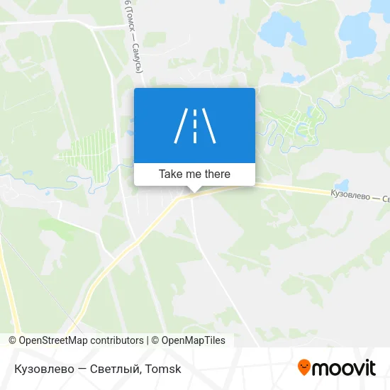 Кузовлево — Светлый map