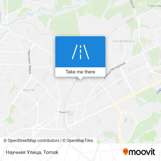 Научная Улица map