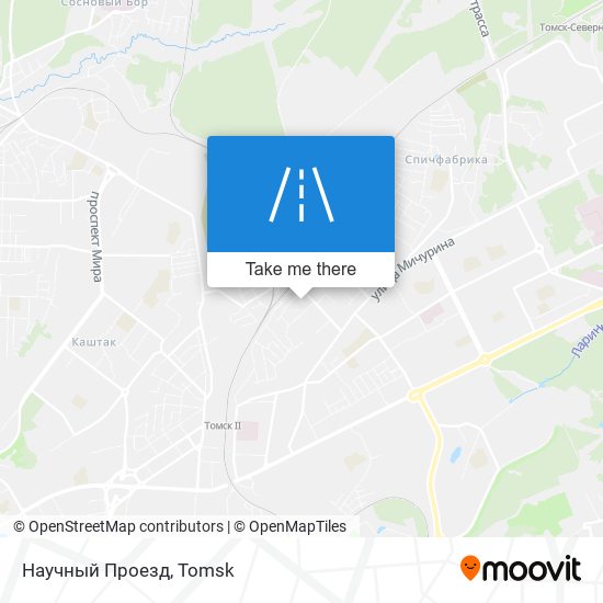 Научный Проезд map