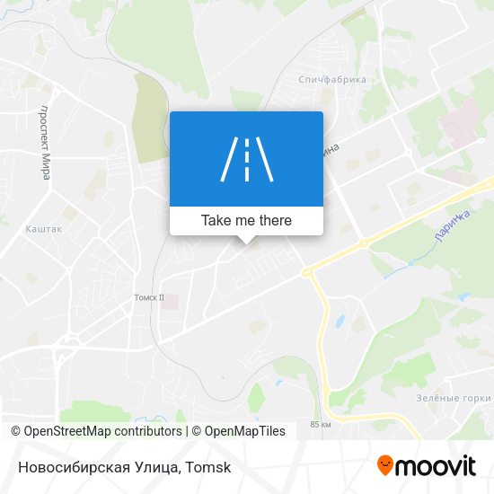Новосибирская Улица map