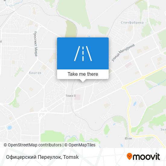 Офицерский Переулок map