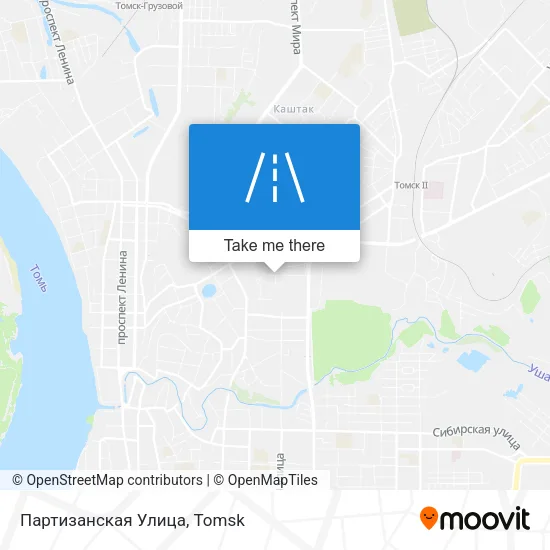 Партизанская Улица map