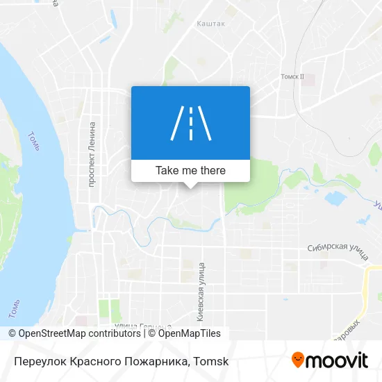 Переулок Красного Пожарника map