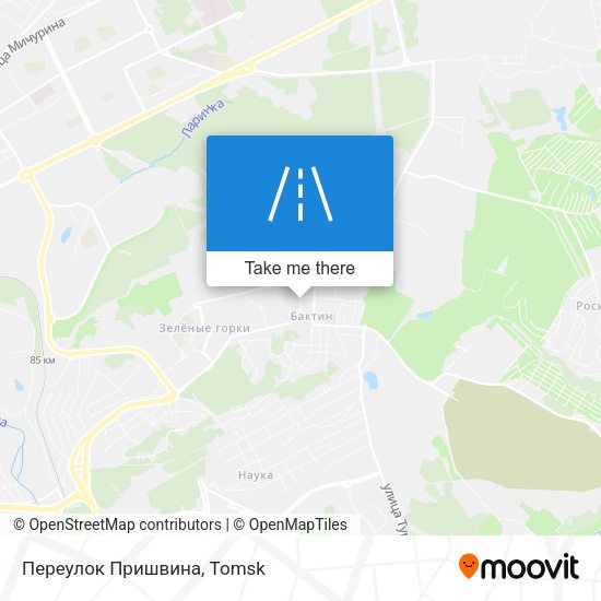 Переулок Пришвина map