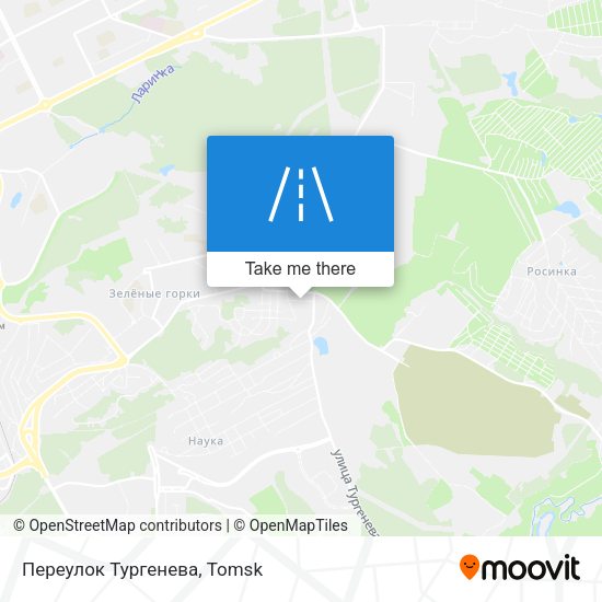 Переулок Тургенева map