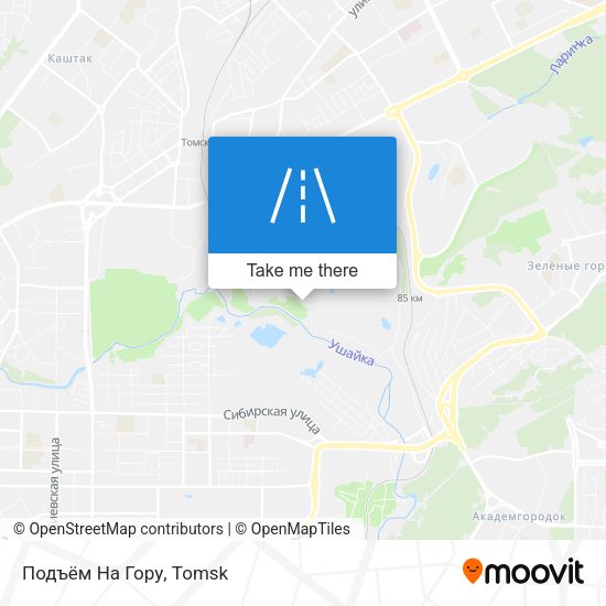 Подъём На Гору map