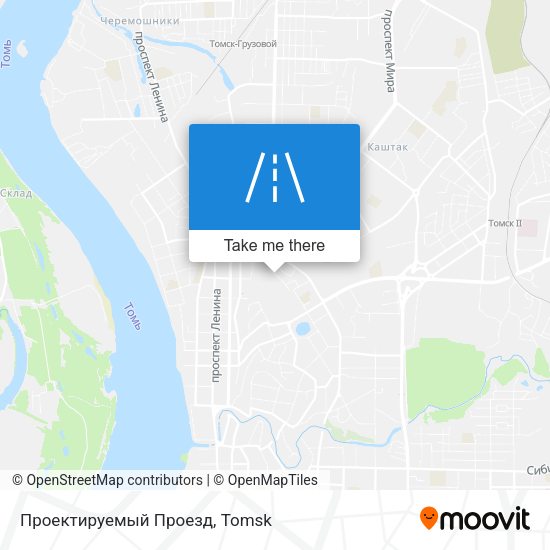 Проектируемый Проезд map