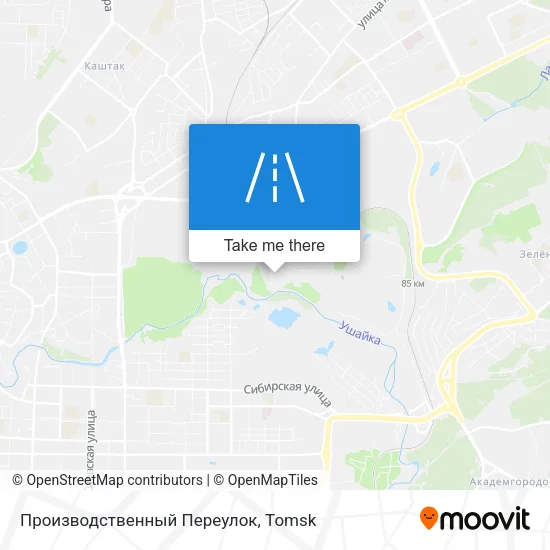 Производственный Переулок map