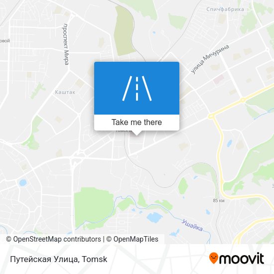 Путейская Улица map