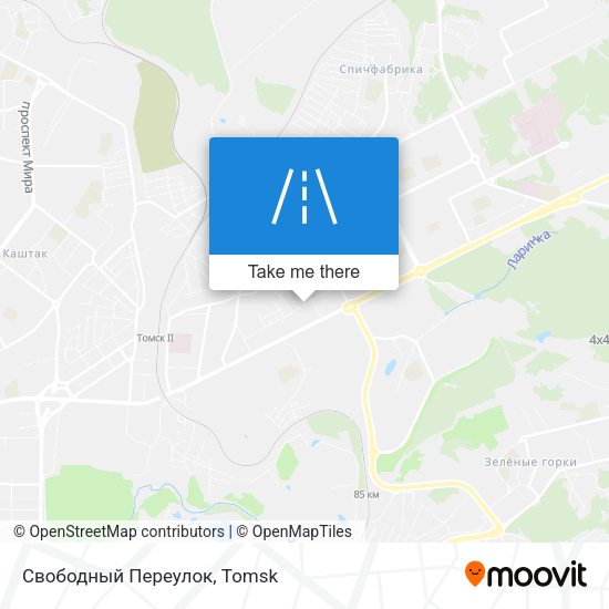 Свободный Переулок map