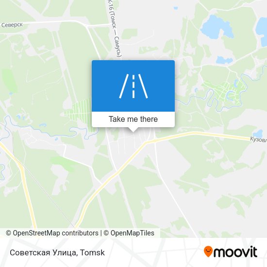 Советская Улица map