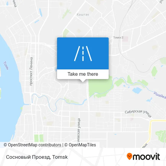 Сосновый Проезд map