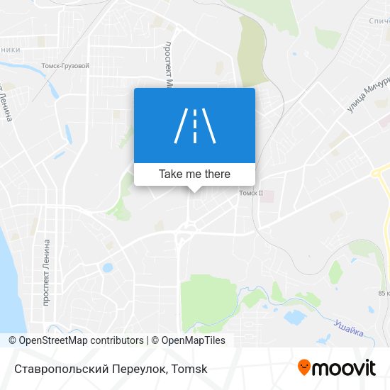 Ставропольский Переулок map