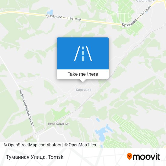 Туманная Улица map