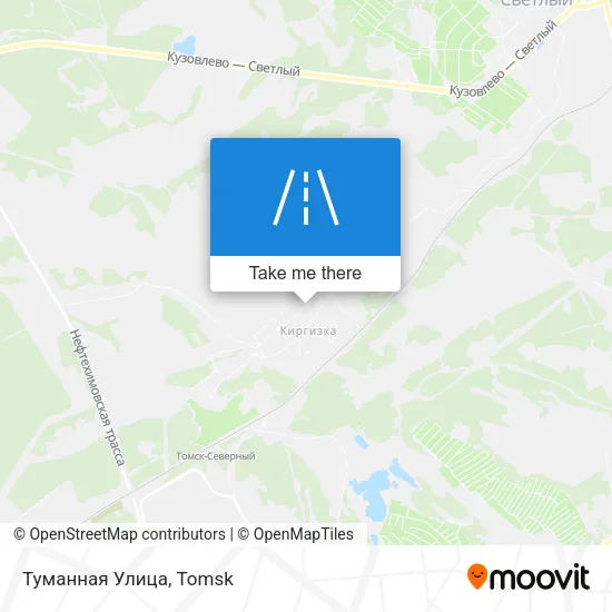 Туманная Улица map