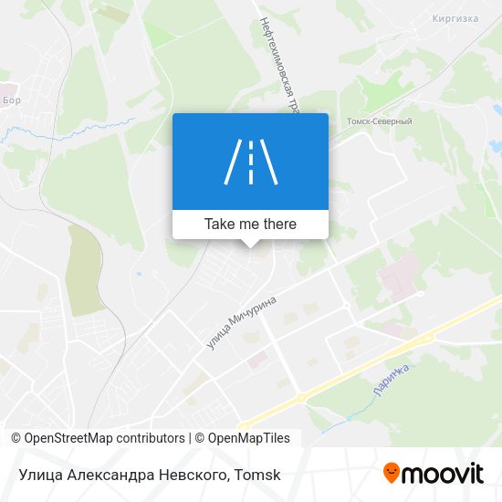 Улица Александра Невского map