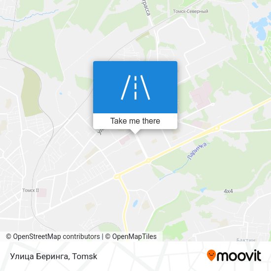 Улица Беринга map