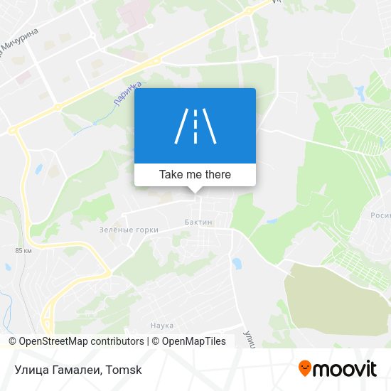 Улица Гамалеи map