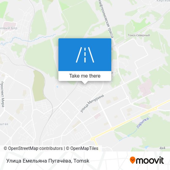 Улица Емельяна Пугачёва map
