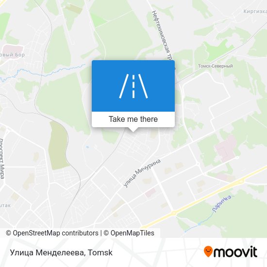 Улица Менделеева map