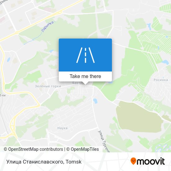 Улица Станиславского map