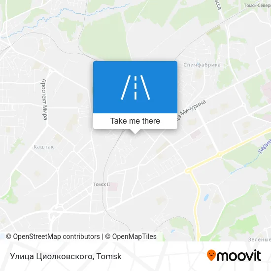 Улица Циолковского map