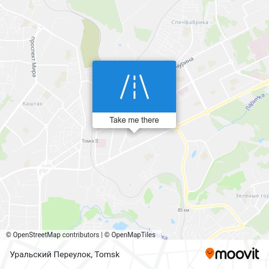 Уральский Переулок map