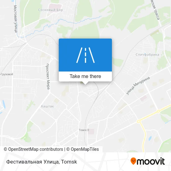 Фестивальная Улица map
