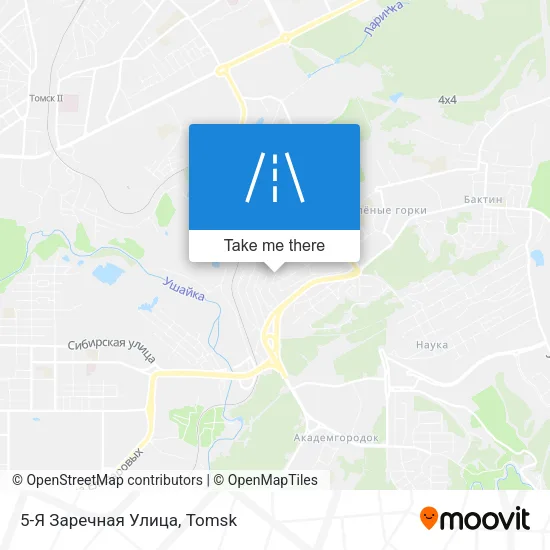 5-Я Заречная Улица map