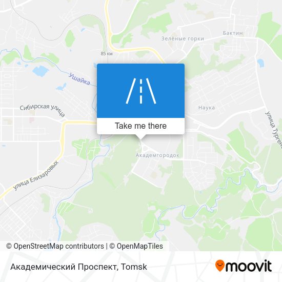 Академический Проспект map