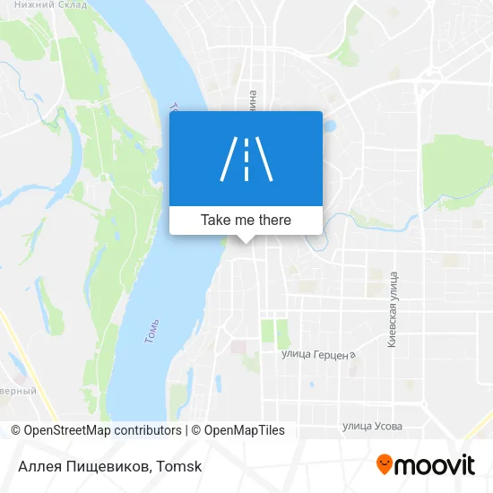 Аллея Пищевиков map