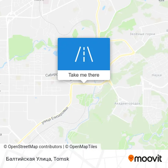 Балтийская Улица map
