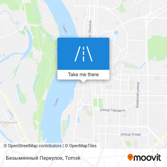 Безымянный Переулок map