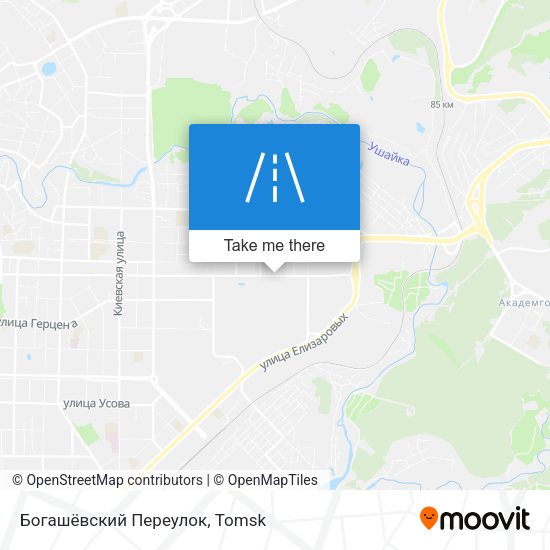 Богашёвский Переулок map