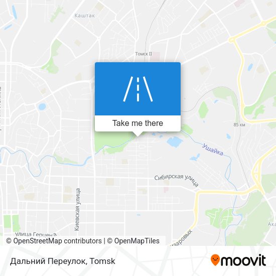 Дальний Переулок map