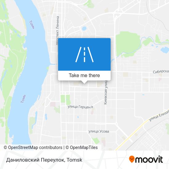 Даниловский Переулок map