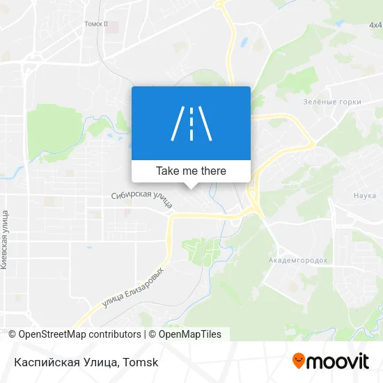 Каспийская Улица map