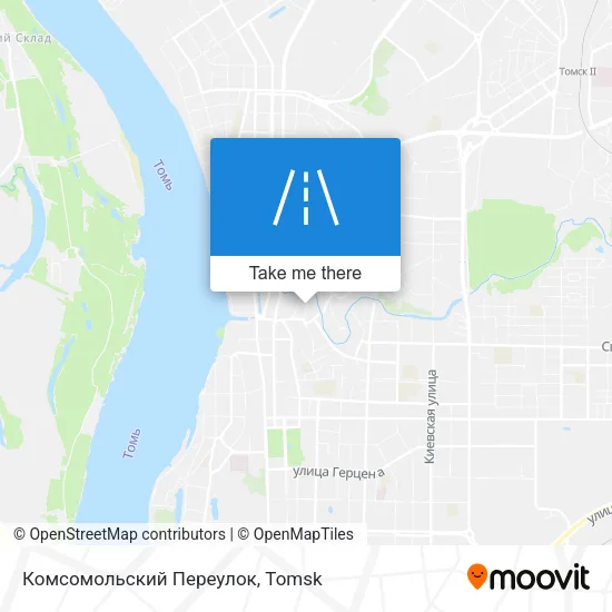 Комсомольский Переулок map
