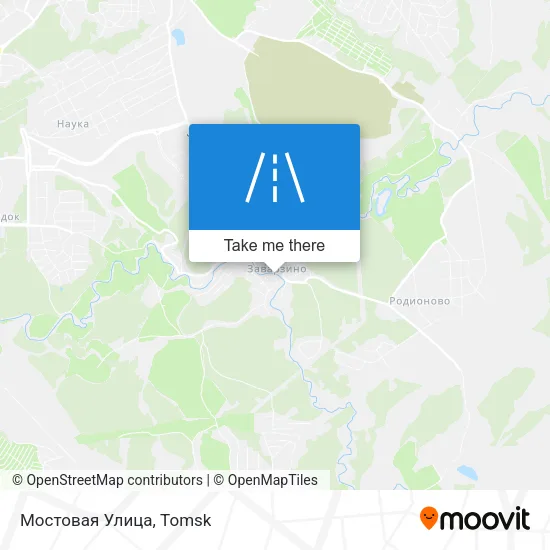 Мостовая Улица map
