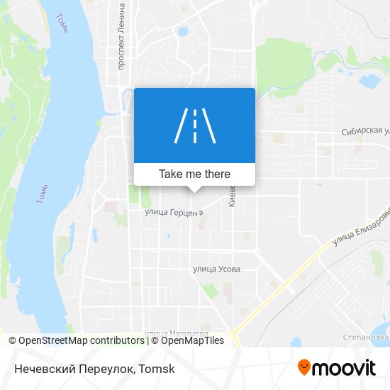 Нечевский Переулок map