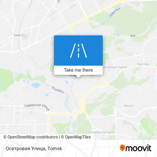 Осетровая Улица map