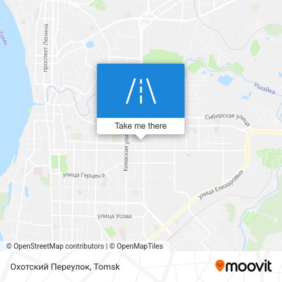 Охотский Переулок map