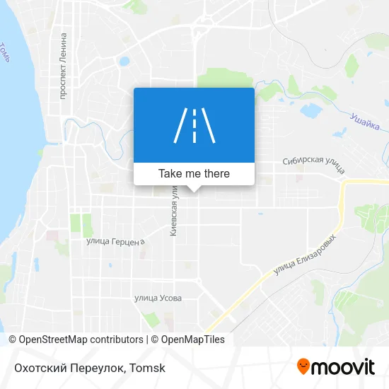 Охотский Переулок map