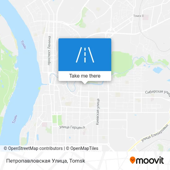 Петропавловская Улица map
